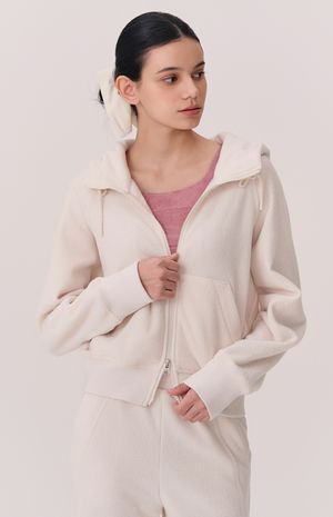 [25FW] 테리기모 후드 집업점퍼 HTWJP5L06T