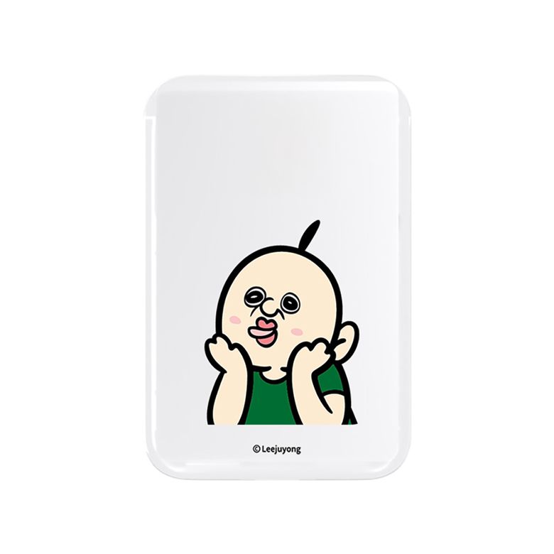 빵빵이 커플즈 맥세이프 업다운 투명 카드 포켓 케이스
