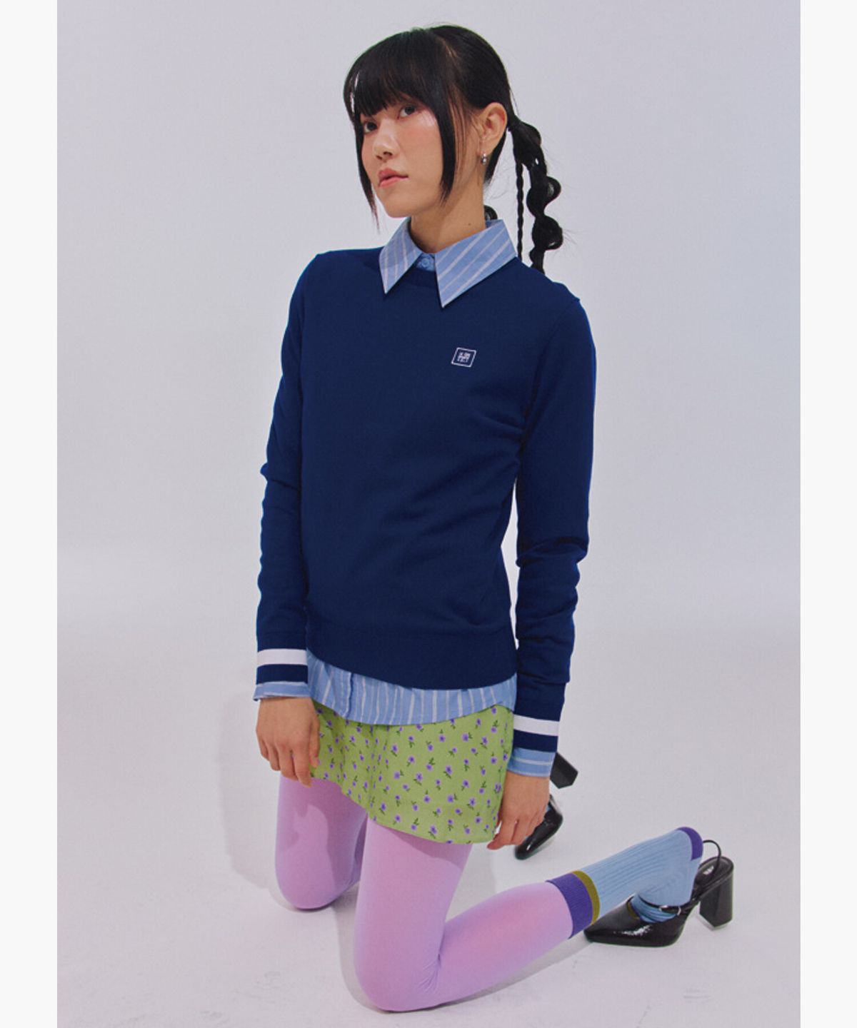 르꼬끄 골프(LECOQ GOLF) 여성 에센셜 방풍 스웨터 _DBLE GQ422LKPO9