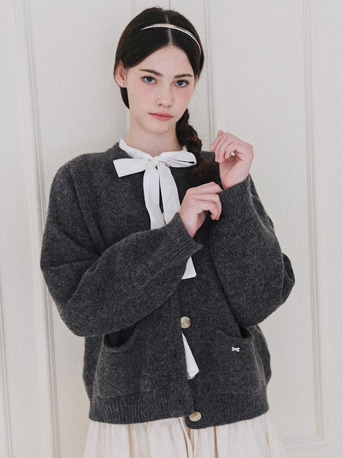 쿨키튼(KOOLKITTEN) Sweet Furry Cardigan