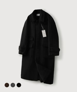오버핏 울 발마칸 코트_3Color