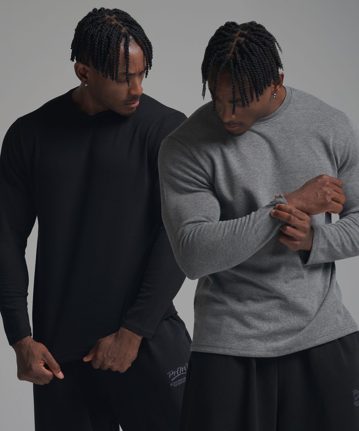 페르메논(PHERMENON) [2PACK] 머슬핏 이지 롱 슬리브 (3COLOR)