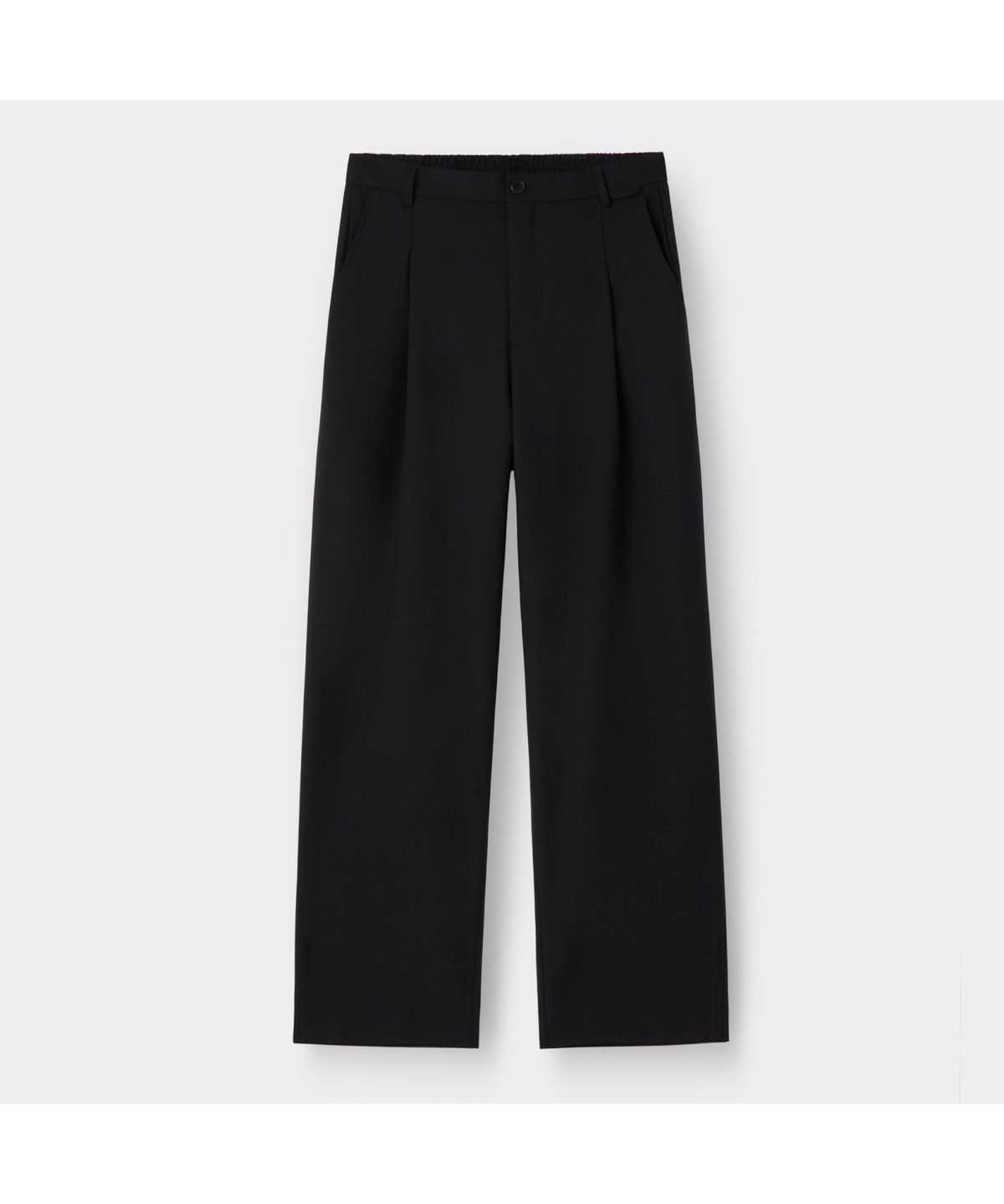 커스텀멜로우(CUSTOMELLOW) Black Wide Fit Pants C9PAW25541BKX