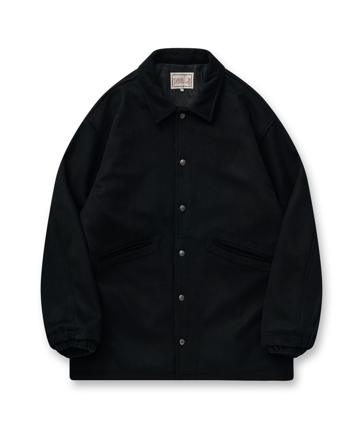 필프(PEALP) Wool Low Liner Half Jacket 23(Black)