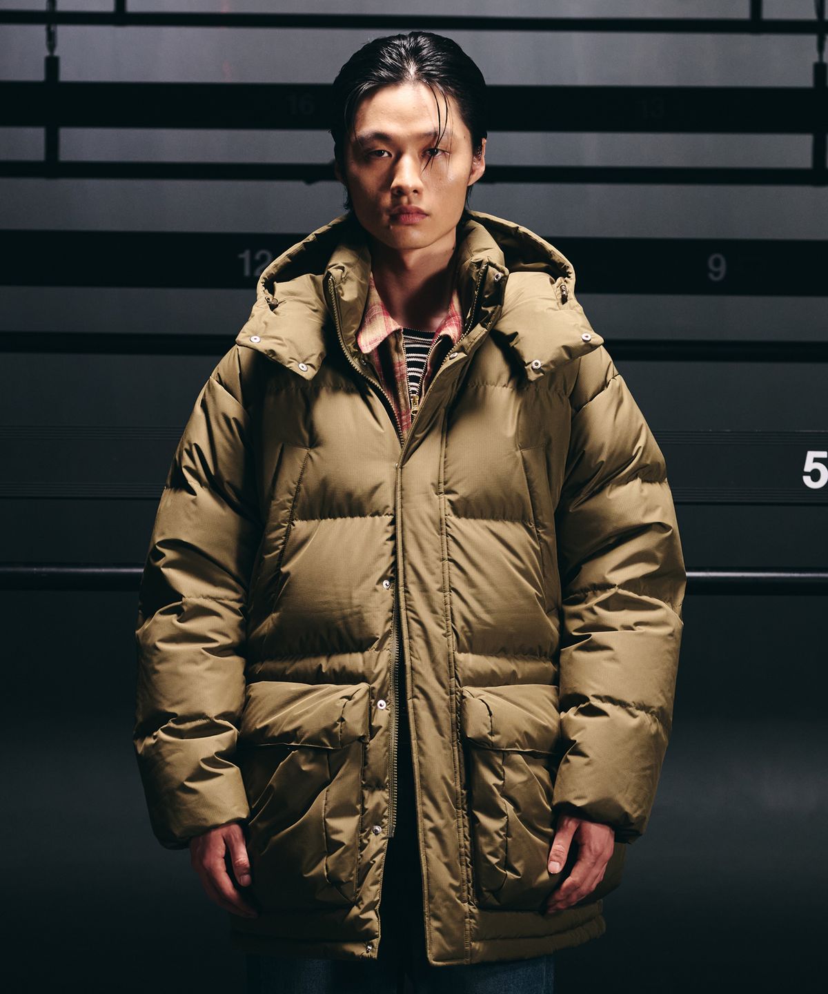 노클(NOCLE) Vauit Pocket Puffer Khaki
