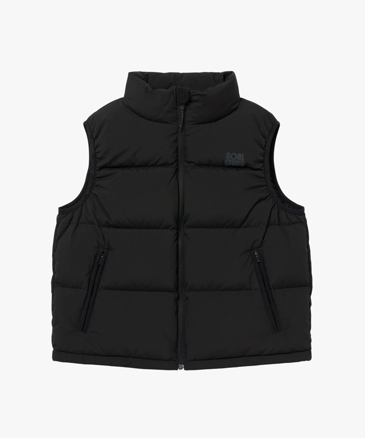 골스튜디오(GOALSTUDIO) ESSENTIAL PUFFER VEST-BLACK