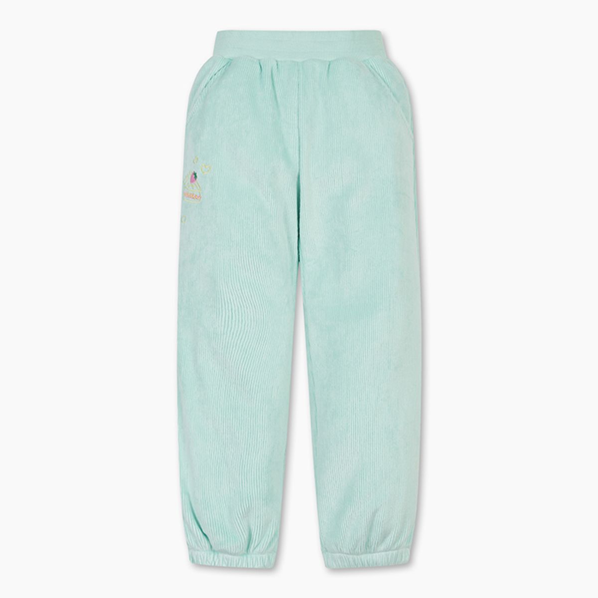 베네통키즈(BENETTONKIDS) 양면 골 벨로아 조거 팬츠_QATP08561MT