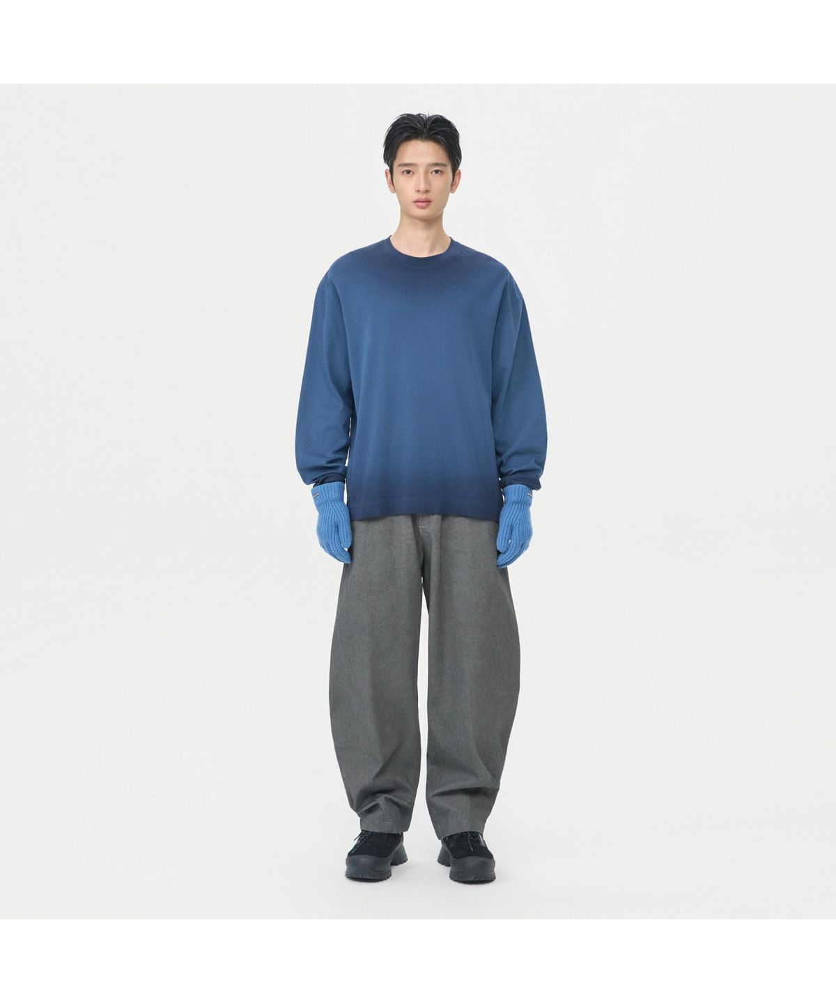 커스텀멜로우(CUSTOMELLOW) Navy Dyed T-shirt CWTAW25711NYX