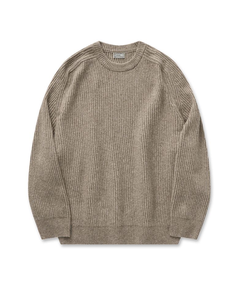 Basic Crewneck Knit 32(Oatmeal)
