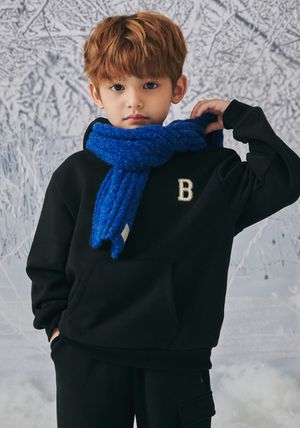 BZ67TS01BK 블랙 후드 맨투맨 티셔츠