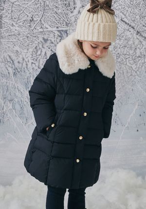 BZ64JP02NV 네이비 라인 롱다운 점퍼