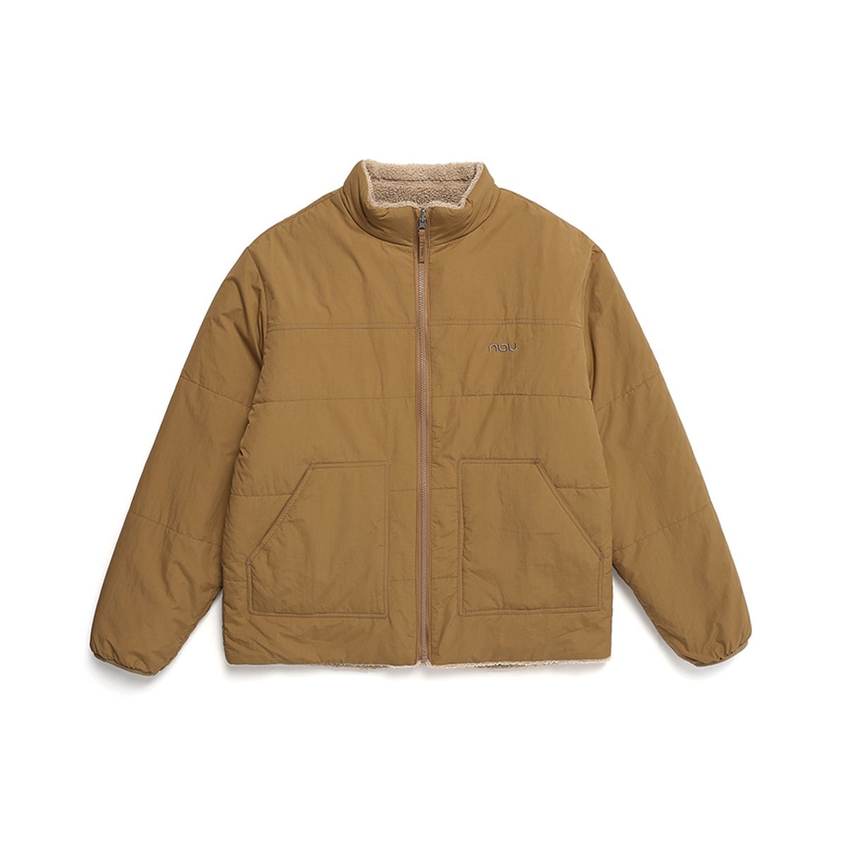 나우(nau) 카라반 리버서블 자켓 Dark Beige