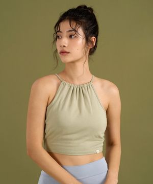 Halter point top (Green tea)