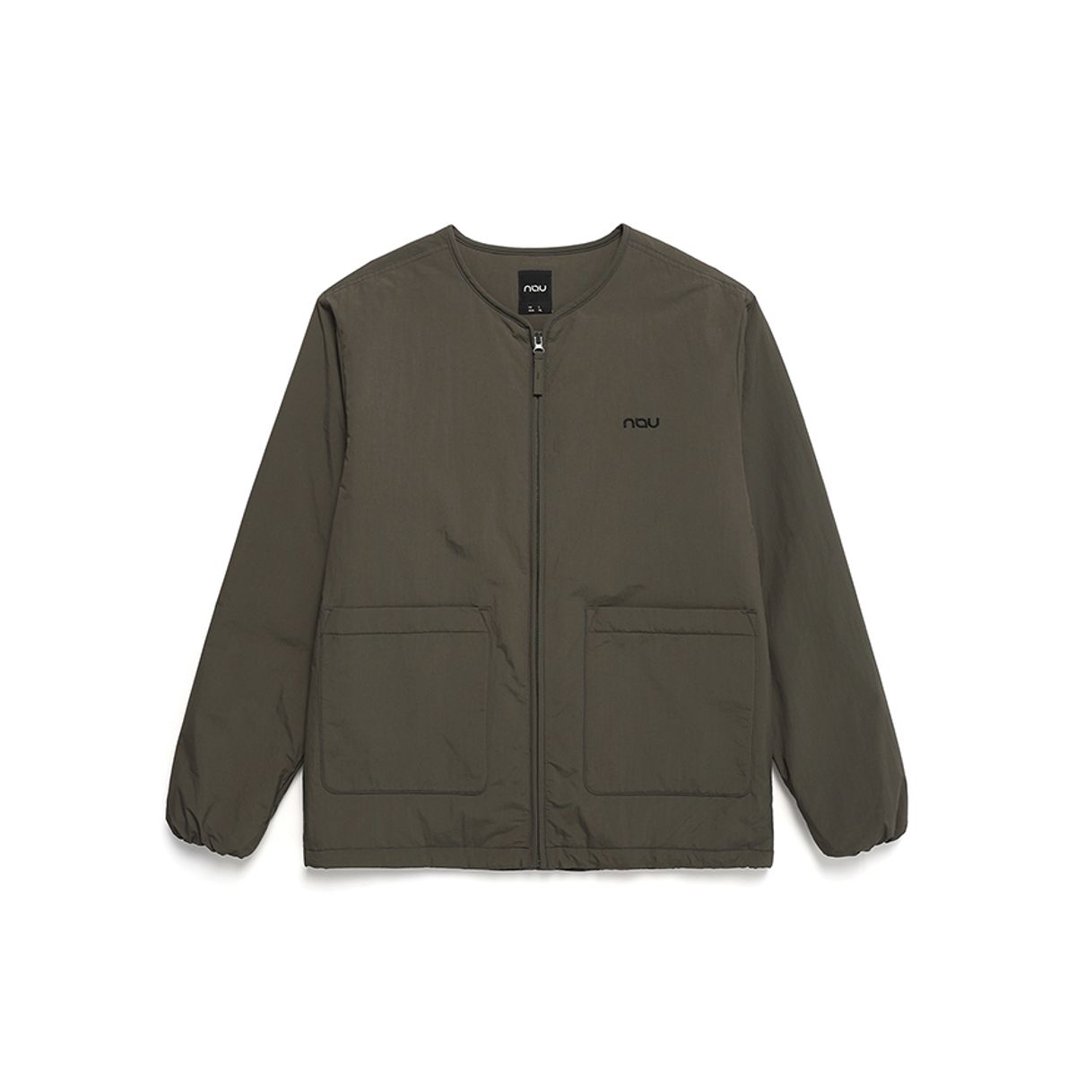 나우(nau) 카라반 패딩 가디건 Dark Gray