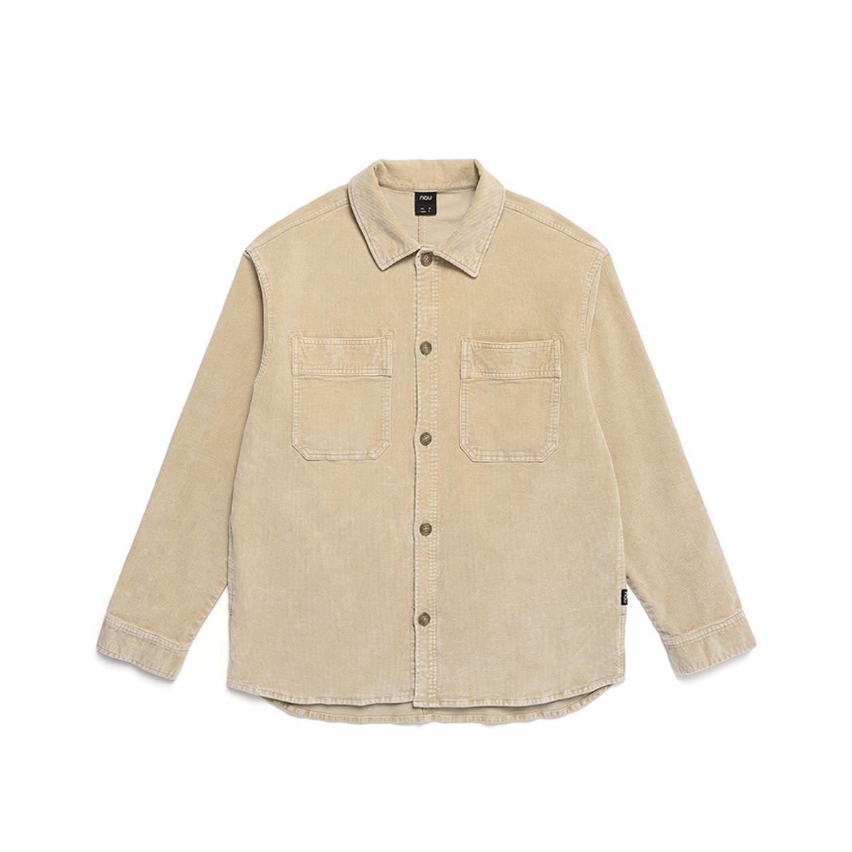 나우(nau) 가먼트다잉 코듀로이 셔츠 2 Beige