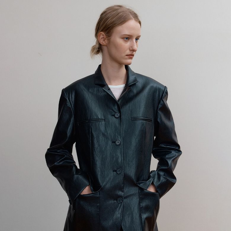 ZELDA JACKET BLACK LEATHER