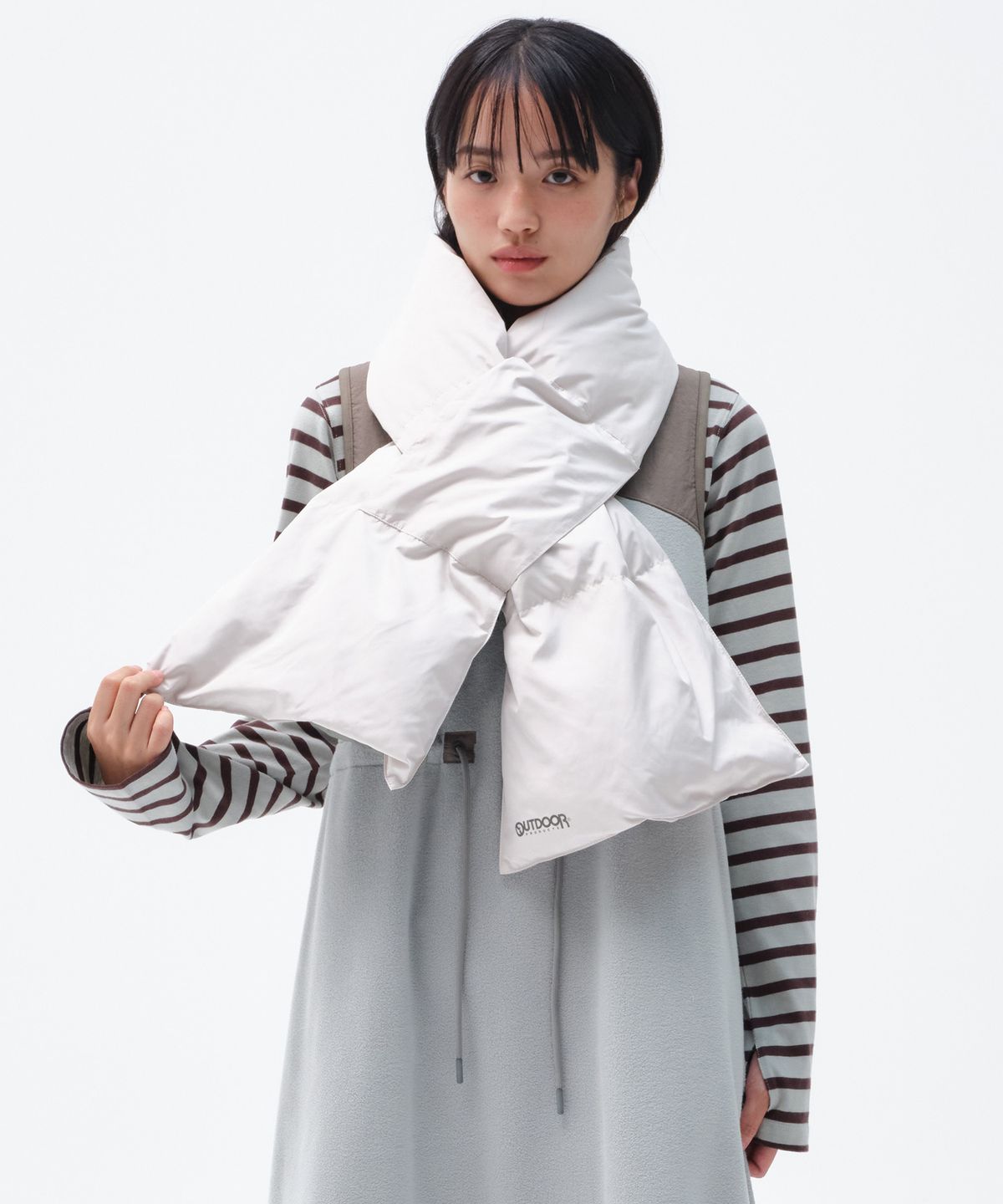 아웃도어 프로덕츠(OUTDOOR PRODUCTS) DOWN MUFFLER (BEIGE)