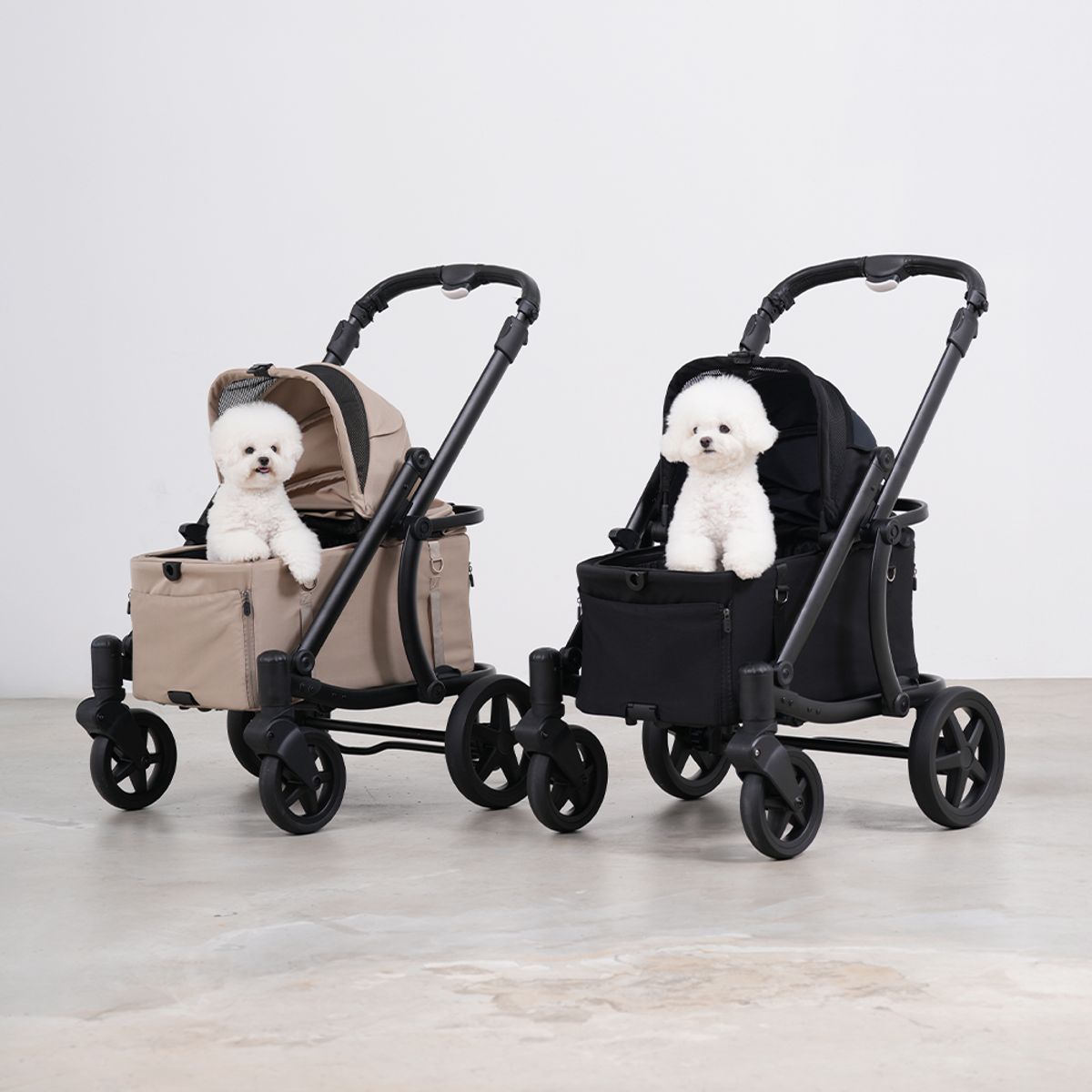 폼포라펫(POMPORAPET) 모두 웨건 강아지유모차 펫웨건 2color