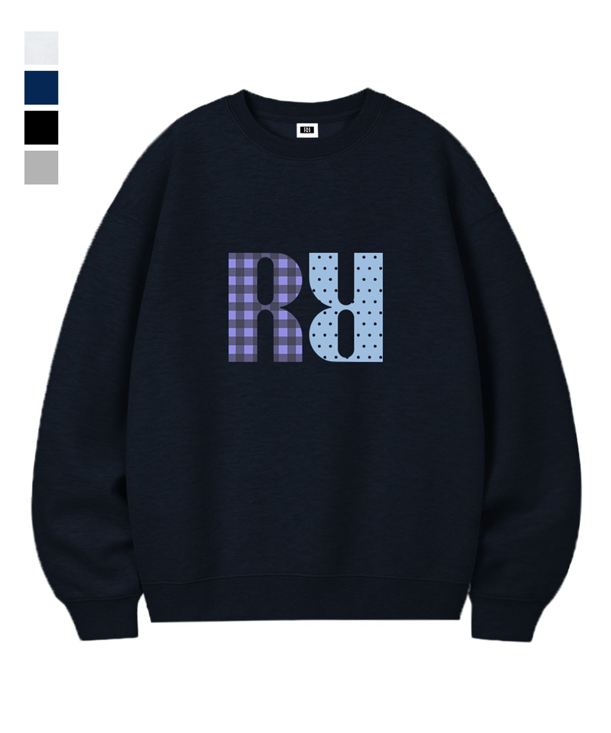 랜덤오프(RANDOMOFF) R:SIGNET MIX OVER FIT SWEATSHIRT (4color)