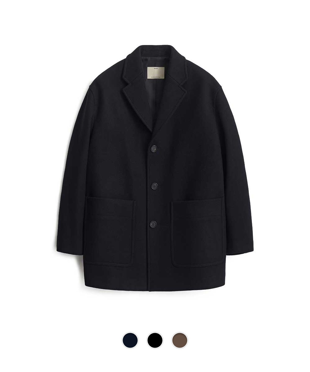 포터리(POTTERY) Melton Wool Half Coat - 3 Color