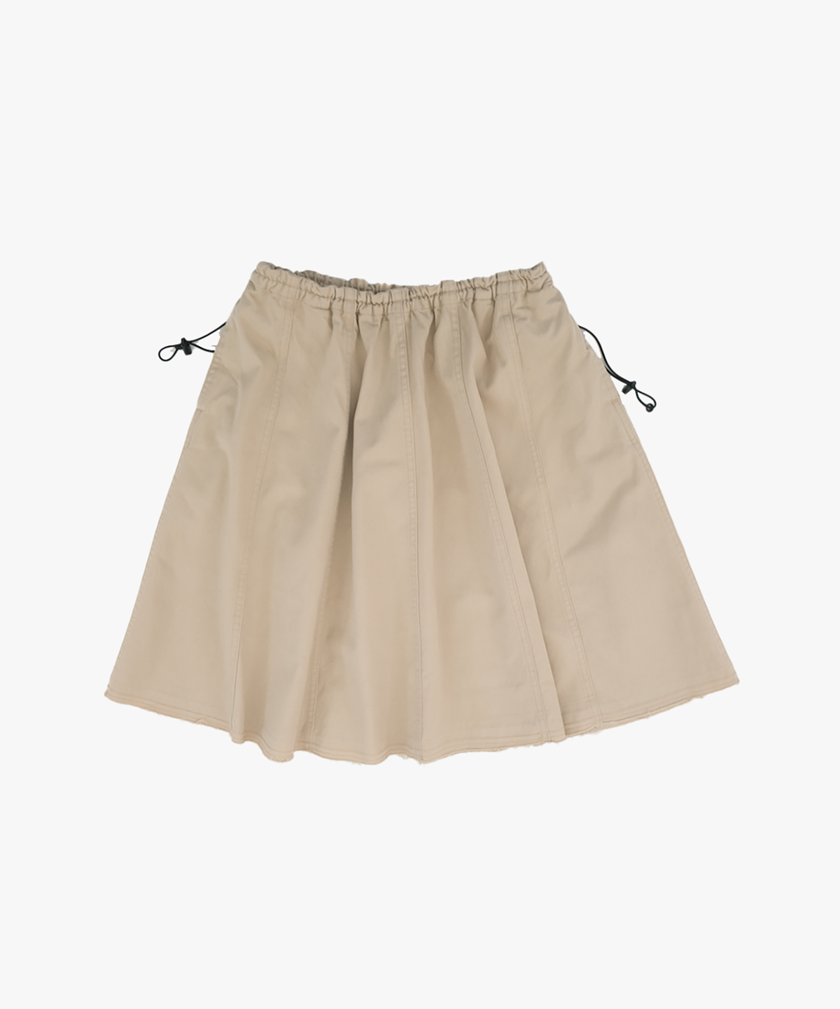 파버(FABEUR) PANEL FLARE SKIRT (RAW BEIGE)