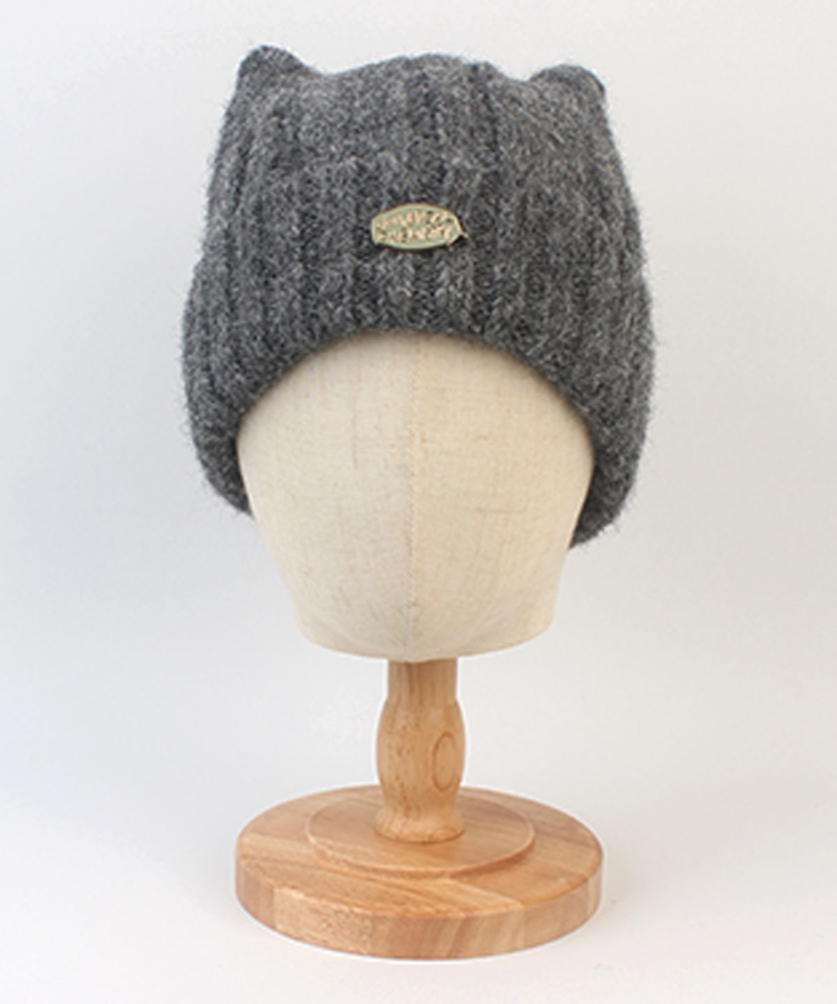 유니버셜 케미스트리(UNIVERSAL CHEMISTRY) Wool Cat Gray Bubble Beanie 고양이비니