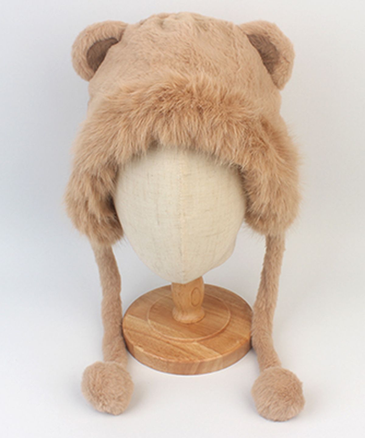 유니버셜 케미스트리(UNIVERSAL CHEMISTRY) Bear Fur Brown Balaclava 털모자