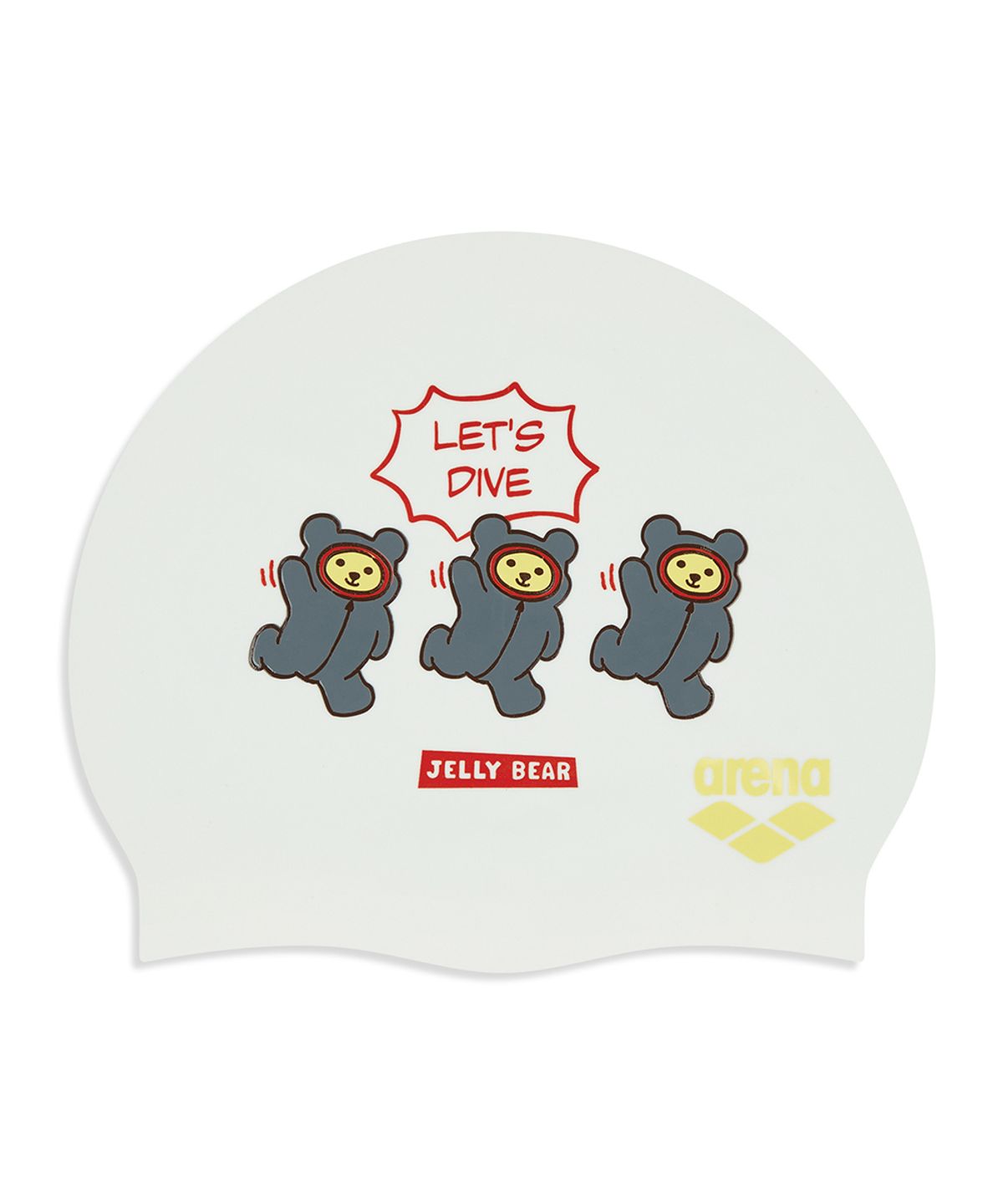 아레나(ARENA) 젤리베어 다이브 실리콘수모 A5AC1AC86WHT