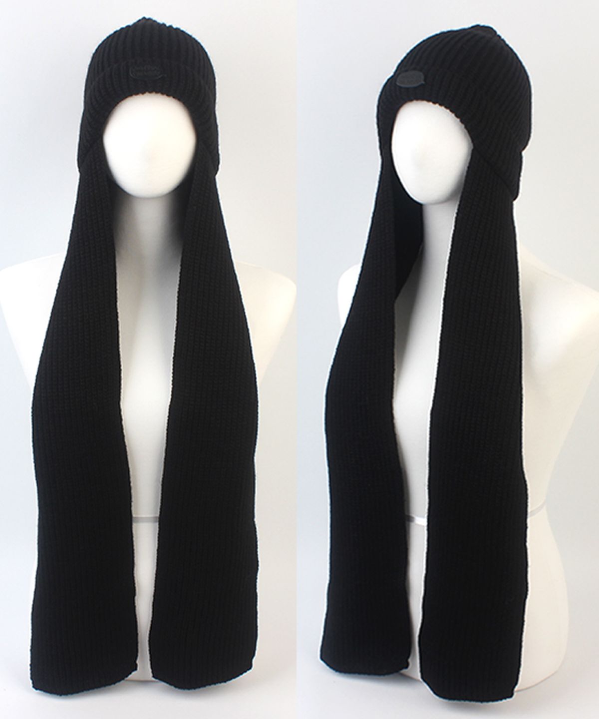 유니버셜 케미스트리(UNIVERSAL CHEMISTRY) Wool Black Muffler Beanie 머플러비니