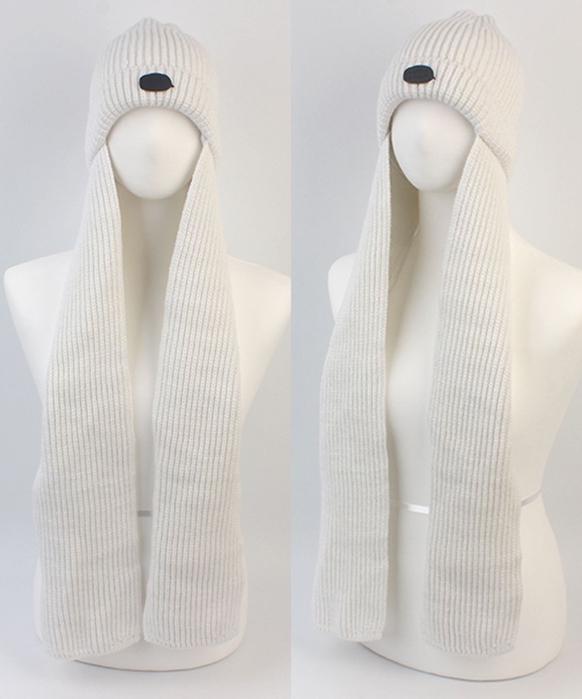 유니버셜 케미스트리(UNIVERSAL CHEMISTRY) Wool Ivory Muffler Beanie 머플러비니