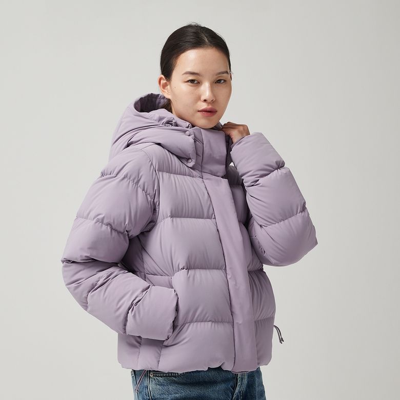 여성 어메이즈 퍼프 후디드 다운자켓