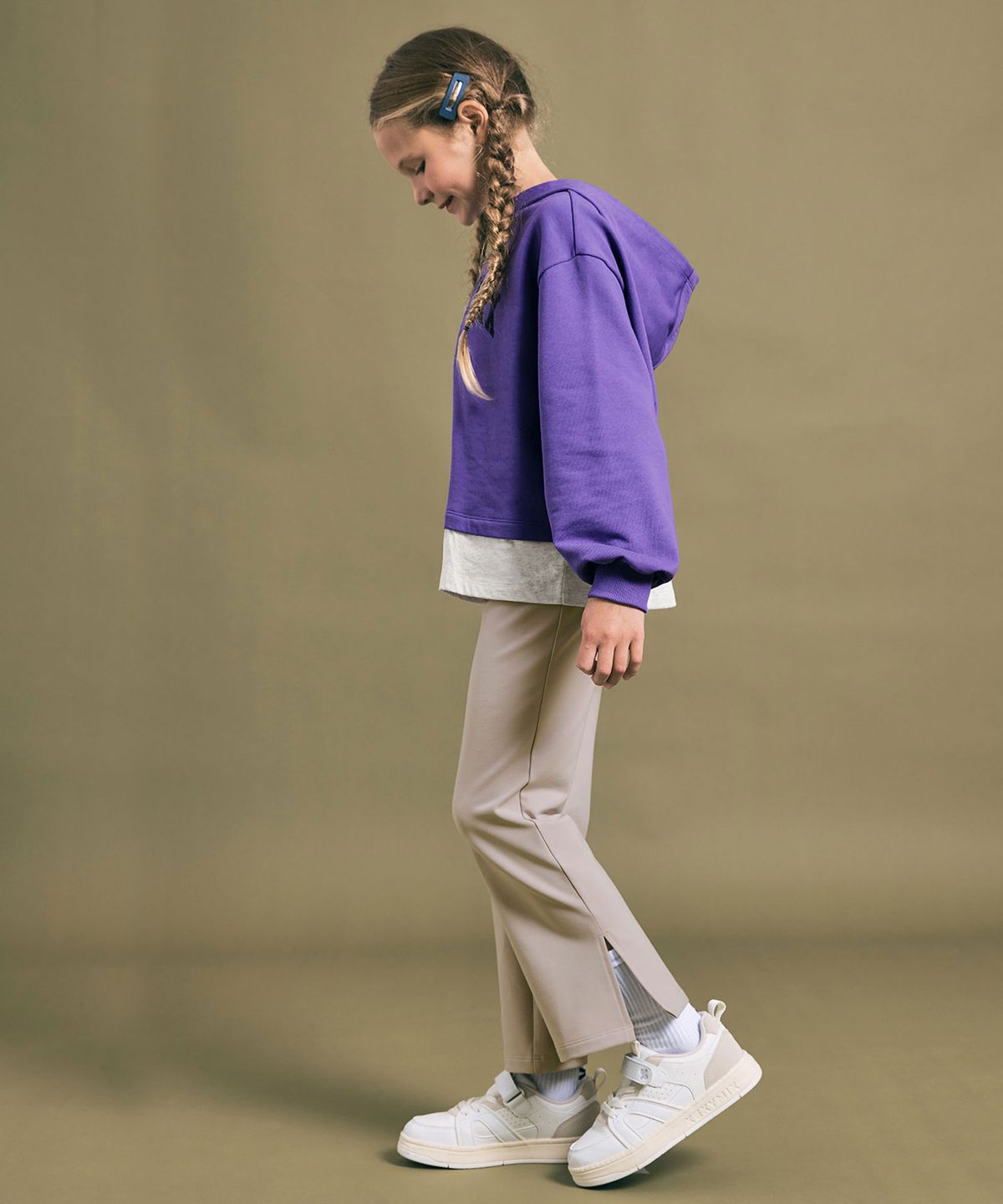 젝시믹스 키즈(XEXYMIX KIDS) [2PACK] 젤라 키즈 기모 부츠컷 트임 팬츠 XKFLG03H4