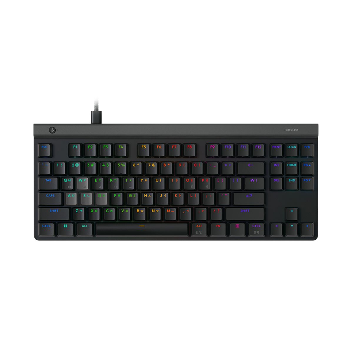 로지텍(LOGITECH) 로지텍코리아 공식 G515 RAPID TKL 유선 게이밍 키보드 블랙