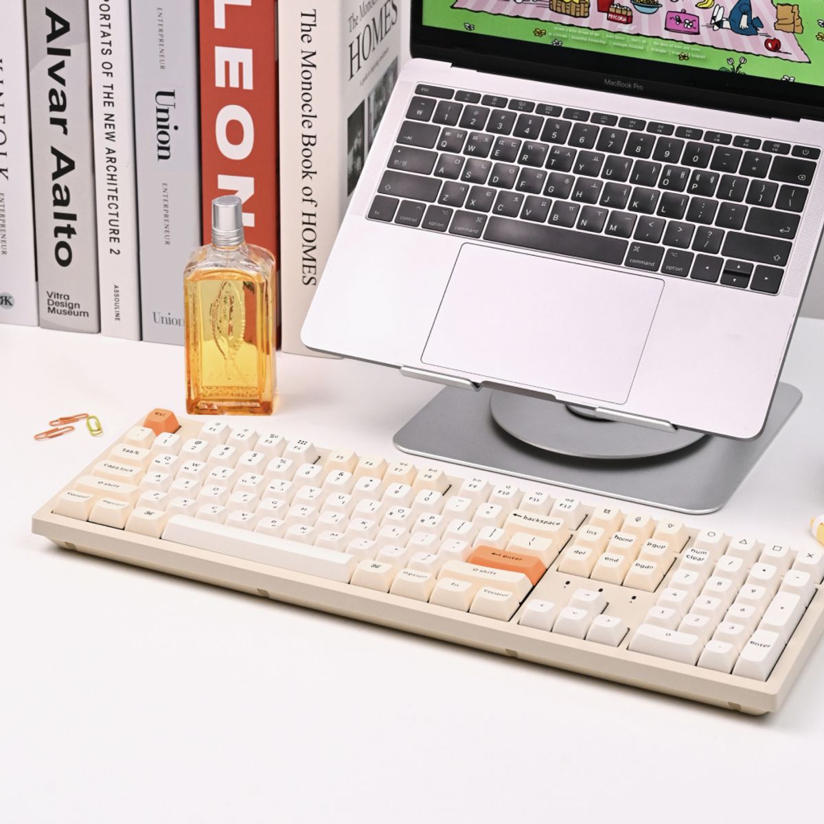 키크론(KEYCHRON) K10 PRO SE2 ZMK 레트로 파스텔 핫스왑 유무선 풀배열 사무실 기계식 키보드