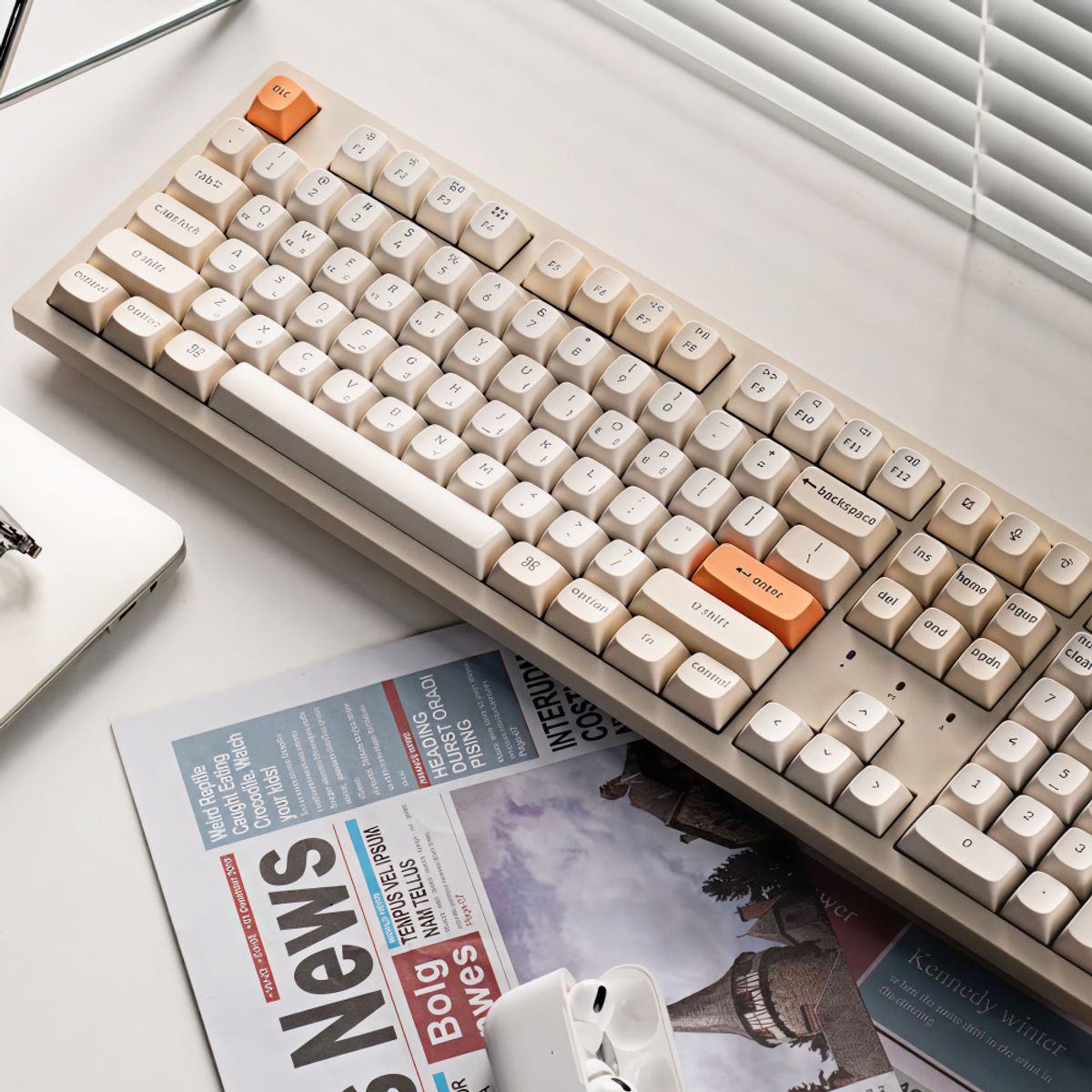 키크론(KEYCHRON) K10 PRO SE2 ZMK 레트로 파스텔 유무선 풀배열 사무실 기계식 키보드