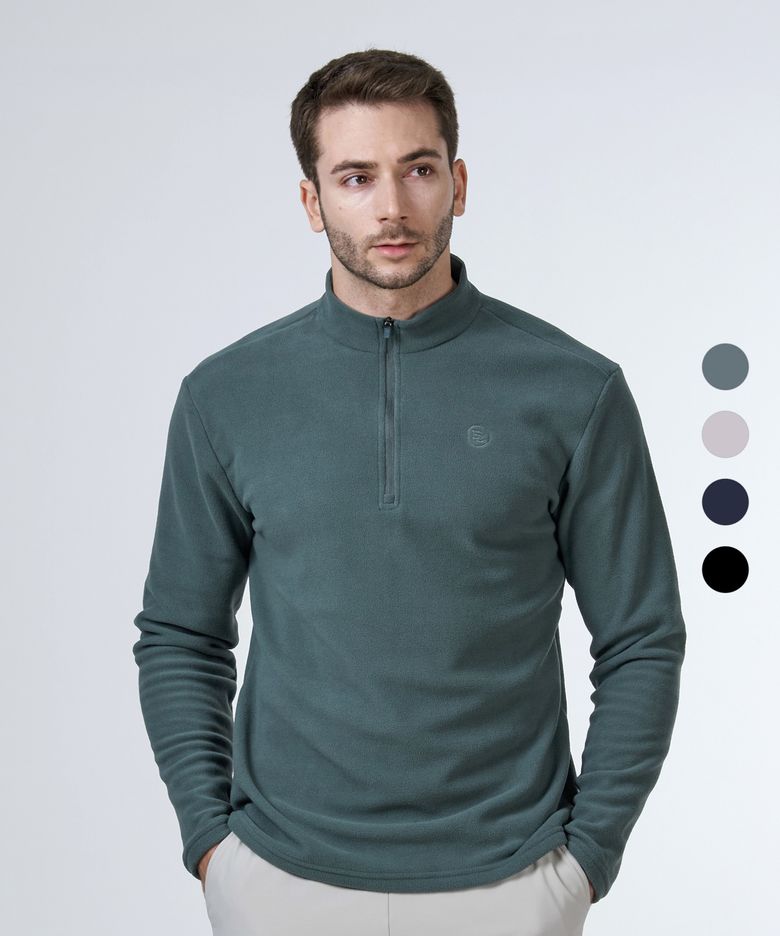 소프트웜 남성 플리스 집업 티셔츠 4 Colors