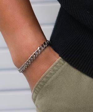 스틸 링크 BM251B1096 체인 남자 팔찌