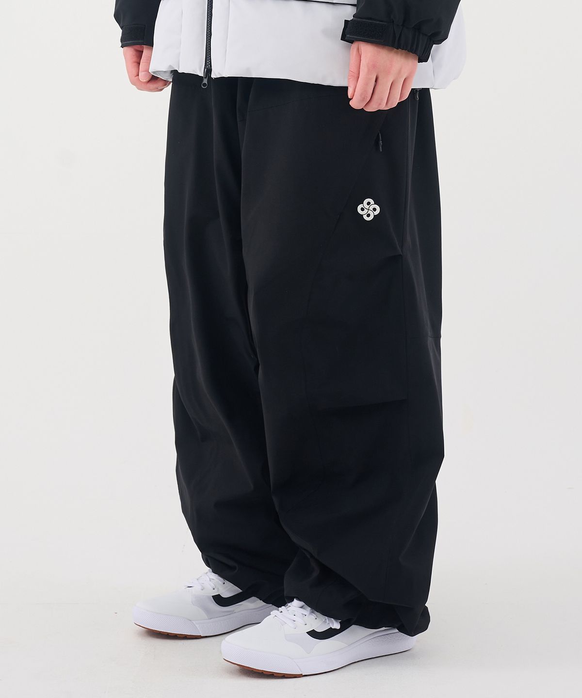 돌아우터웨어(DOLL OUTERWEAR) 2526 브릭 팬츠 BLACK 남녀공용