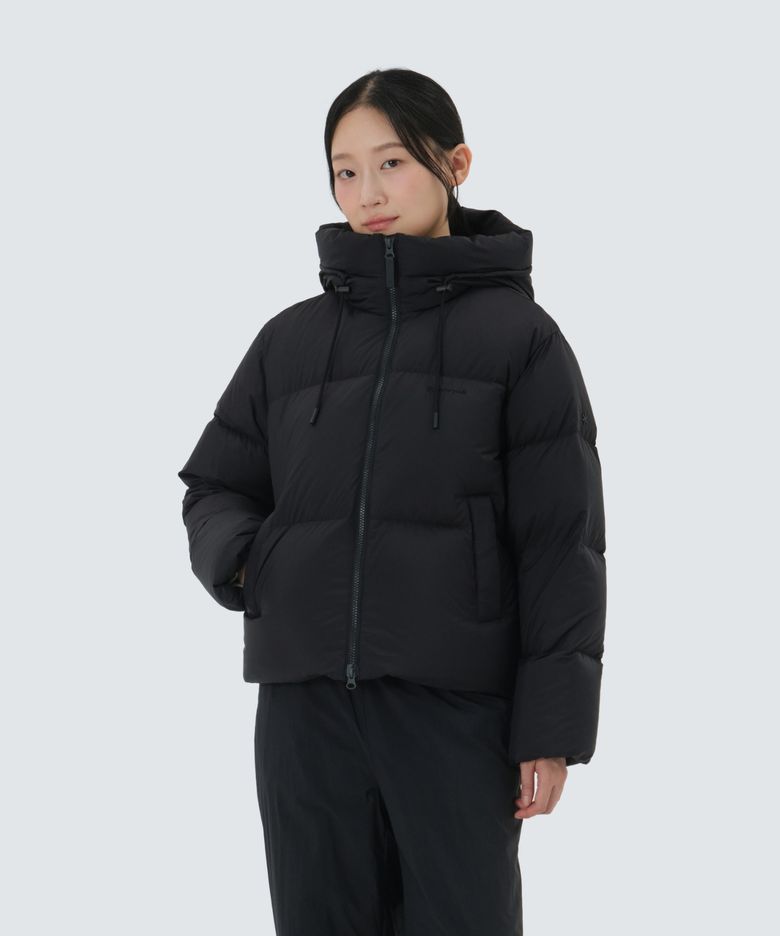 퍼피나 여성 후드 헤비 다운 자켓 (S25WWFDJ21) Black