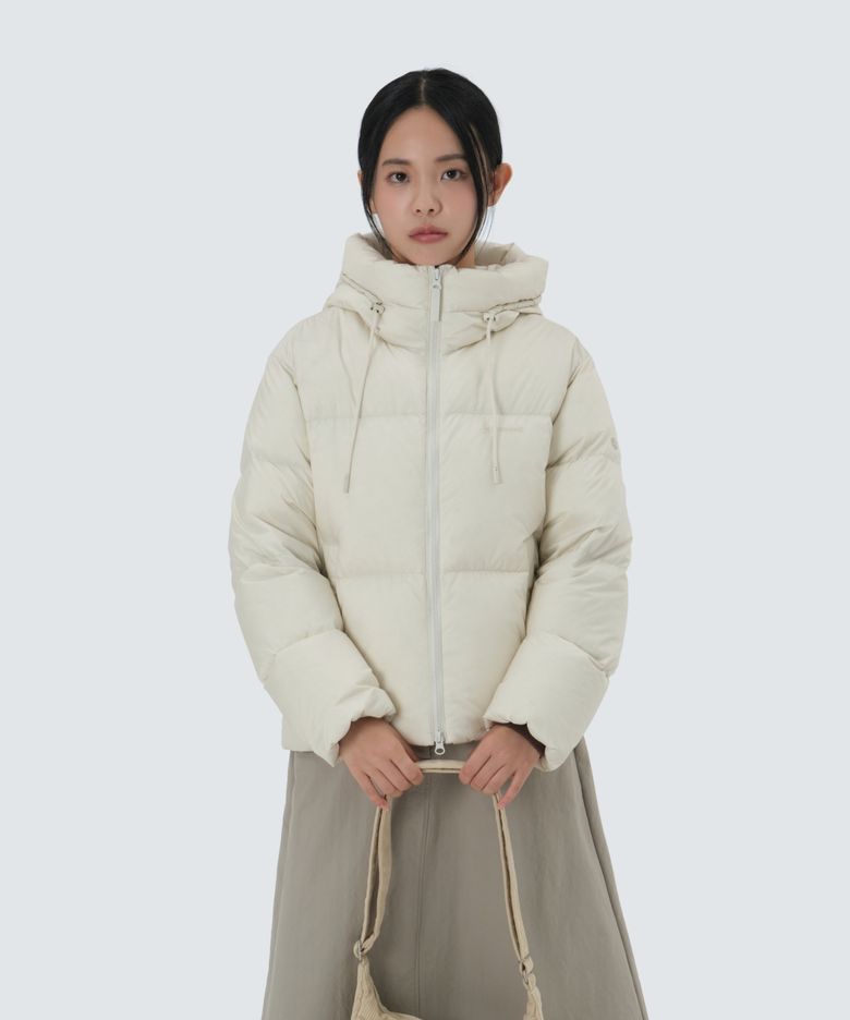 퍼피나 여성 후드 헤비 다운 자켓 (S25WWFDJ21) Sand Beige