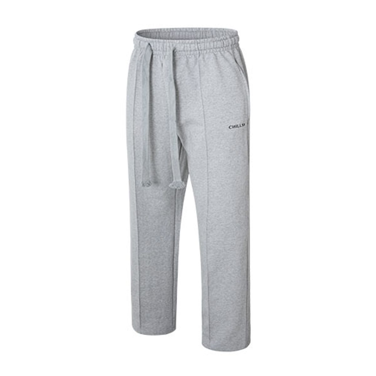 칠사(CHILLSA) 4-Season Pin Tuck Training Pants_Melange Gray