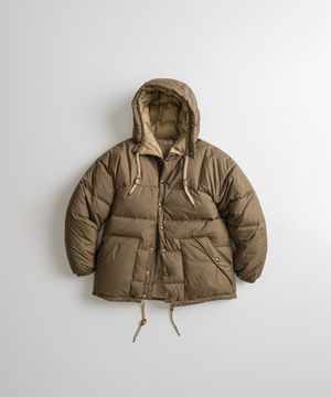 SIERRA DUCK DOWN PARKA d.brown/tan