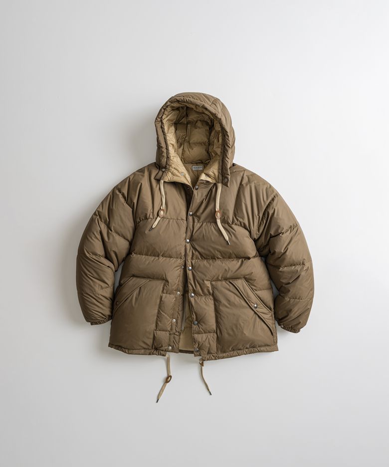 SIERRA DUCK DOWN PARKA d.brown/tan