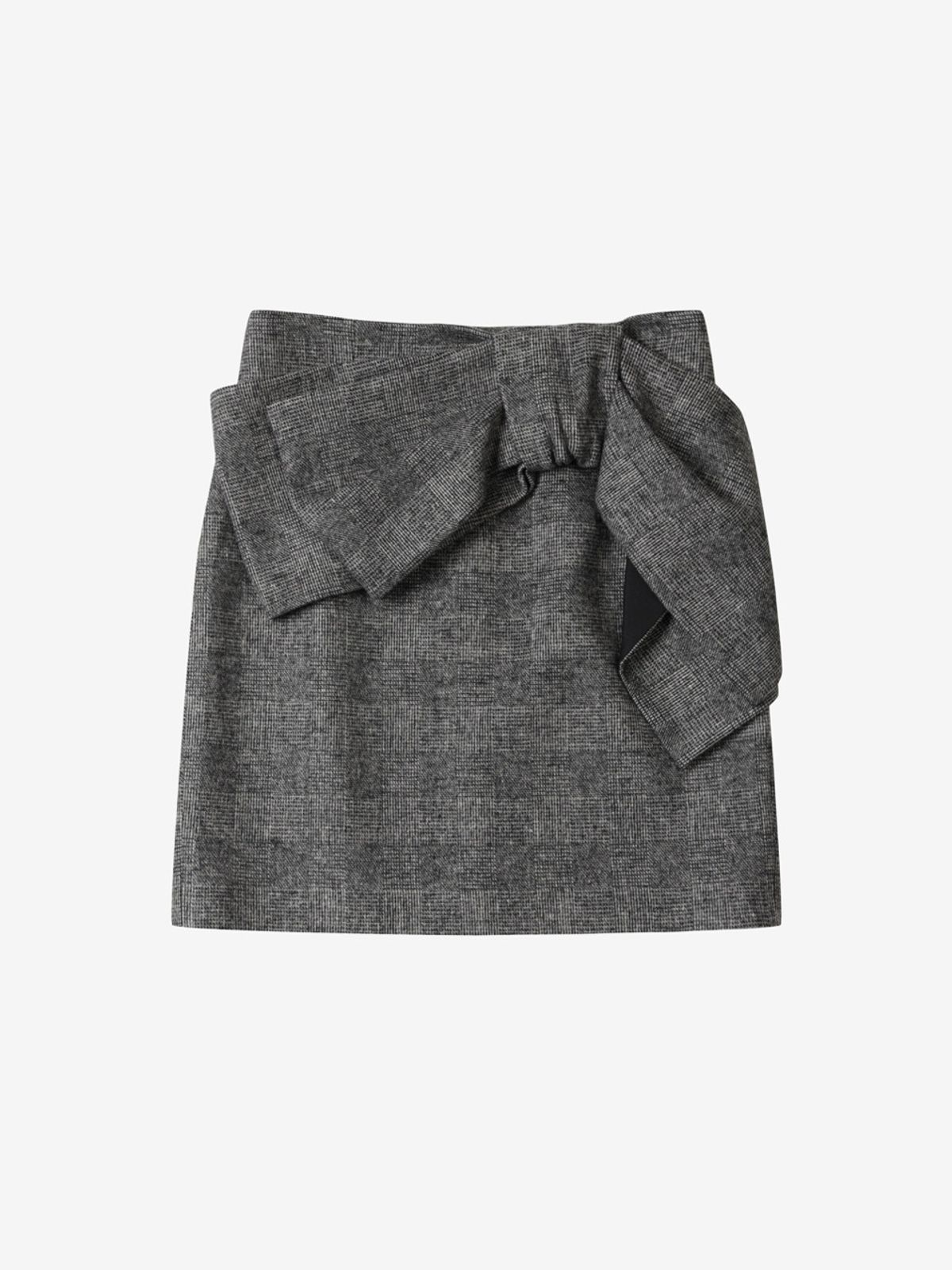 엘유브이엠(LUVM) WOOL RIBBON MINI SKIRT_CHECKED FABRIC