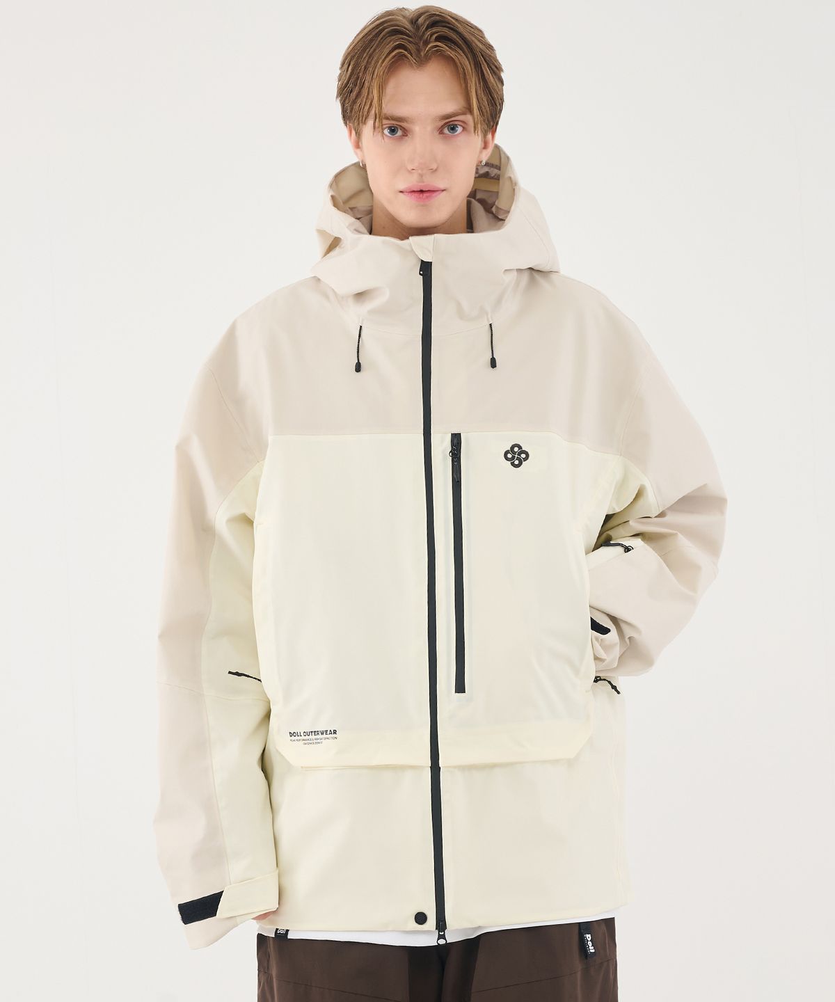 돌아우터웨어(DOLL OUTERWEAR) 2526 3L 시마 자켓 IVORY 남녀공용