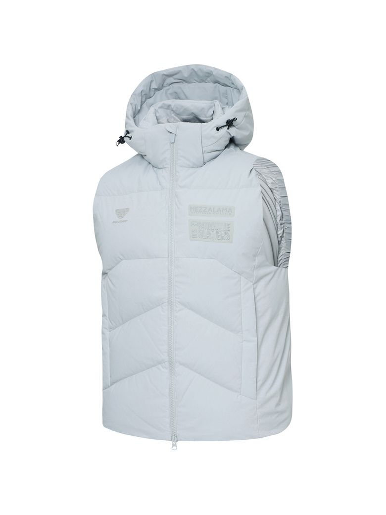 PACE-UP (페이스업) 남녀공용 미들 다운 베스트_Light Grey YUW25558C2