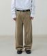 straight cotton pants (beige)