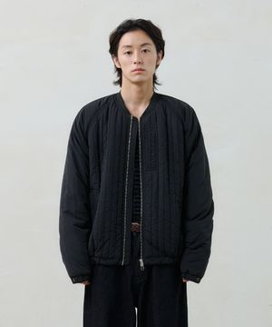 quilted jumper (black)