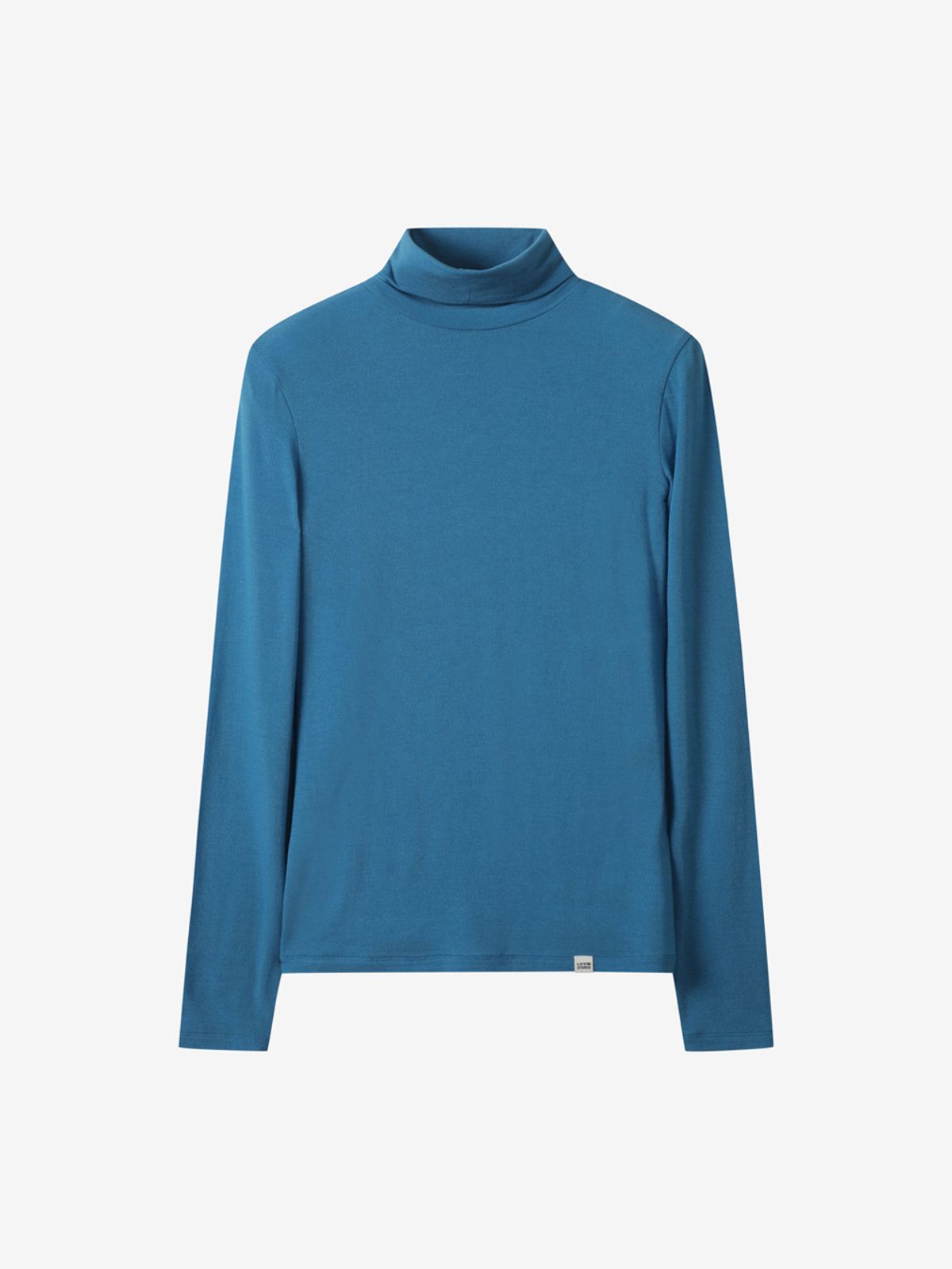 엘유브이엠(LUVM) BASIC TURTLENECK TOP_BLUE