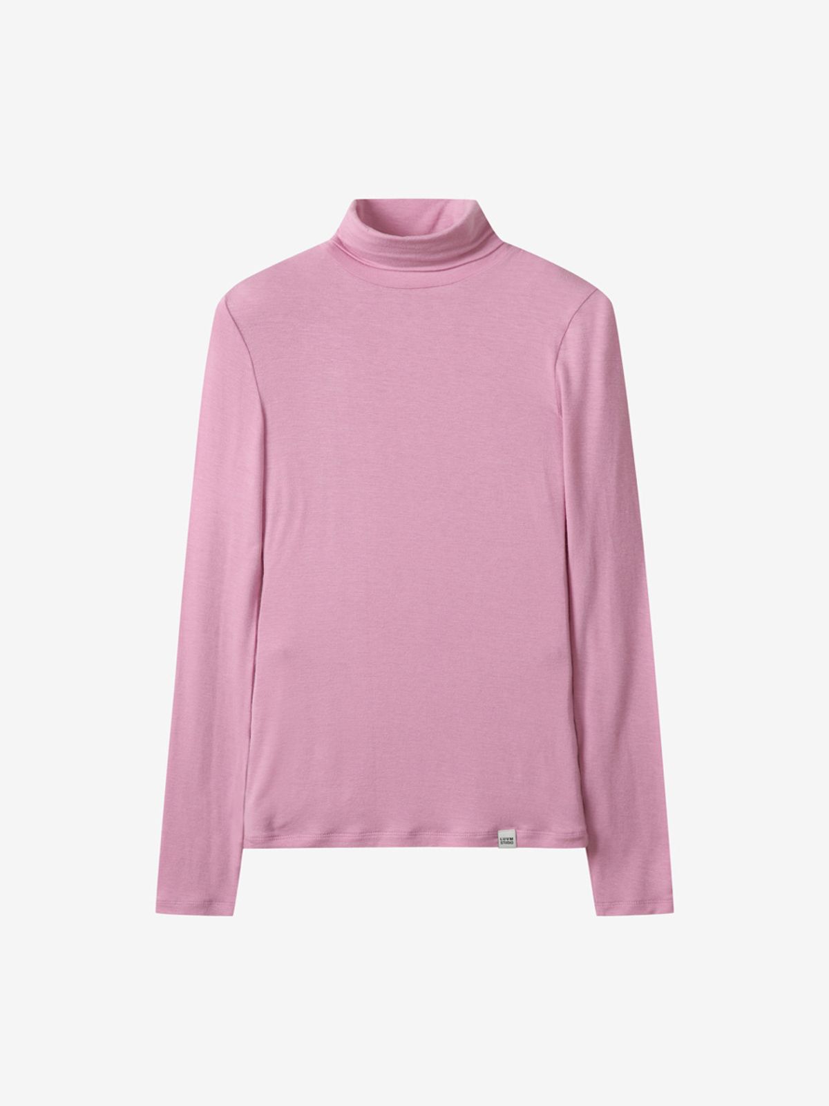 엘유브이엠(LUVM) BASIC TURTLENECK TOP_PINK